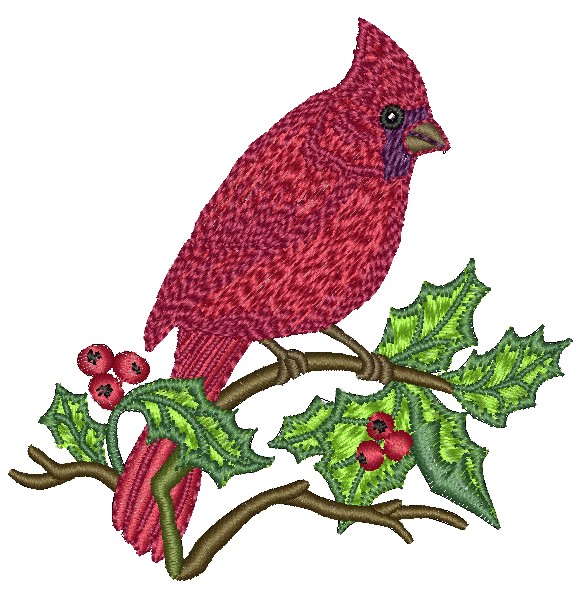 Matriz de matriz Matriz De Bordado Cardeal De Natal